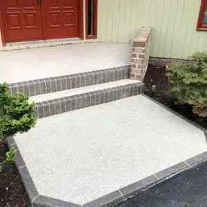 Graniflex concrete front porch knoxville tennessee